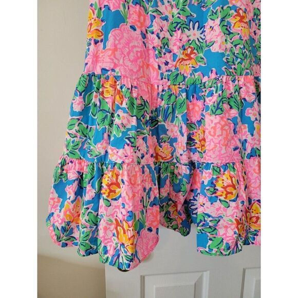 Lilly Pulitzer Trina Dress in Multi Rose to The Occasion, Sz S $170 - Picture 4 of 11